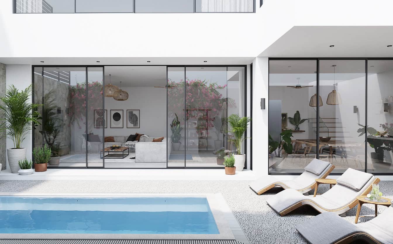 SPACIOUS 2 BEDROOM VILLA FOR SALE LEASEHOLD IN JIMBARAN BALI BE-985 